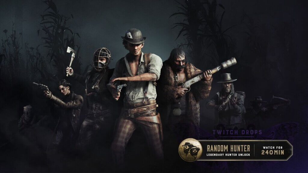 Zufälliger legendärer Jäger - Hunt: Showdown Twitch Drops Juli 2024
