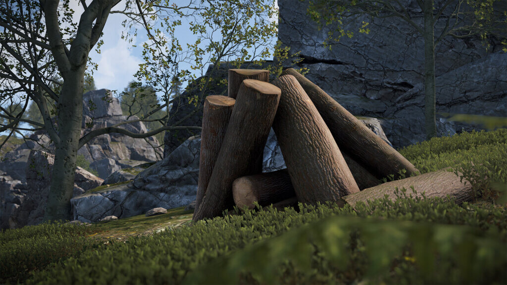 Rust - World Update 2.0 - Legacy Holzstapel